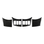 Carbon Fiber Steering Wheel Panel Cover for Nissan 350Z (2006-2009) 4Pcs