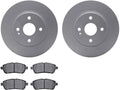 Front Brake Pad and Rotor Kit for Mazda 2 (2011–2014) VK838HK