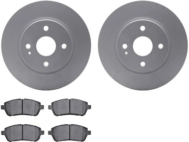 Front Brake Pad and Rotor Kit for Mazda 2 (2011–2014) VK838HK