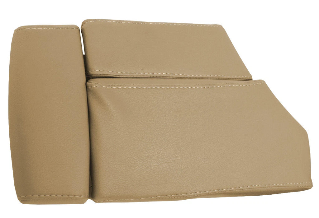 Leather Center Console Lid Armrest Cover for BMW E60 (2003–2010) Beige