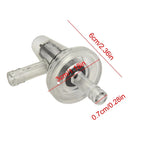 5/16in 8mm Inline Fuel Filter for Scooter Motorcycle (Replacement Part)