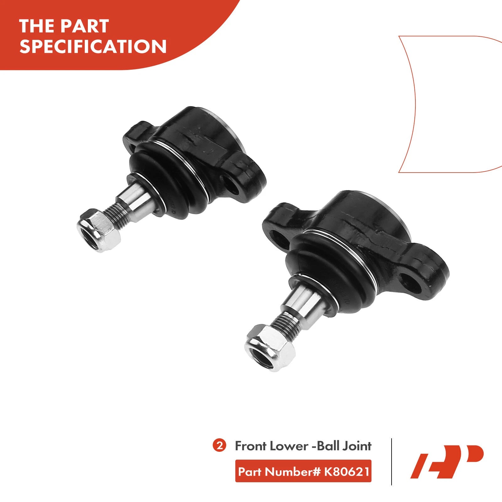 Set of 4 Front Control Arms & Ball Joints for Hyundai Sonata (1999–2005)