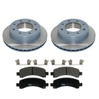 DuraGo Rear Rotors & TRW Pro Metallic Disc Brake Pads Kit for Express Savana 2500 (2003–2023)