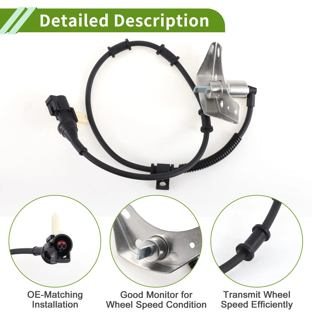 ABS Wheel Speed Sensor for Ford E250 (1997–2002) No.F5UZ2C204A/F6UZ2C204AA