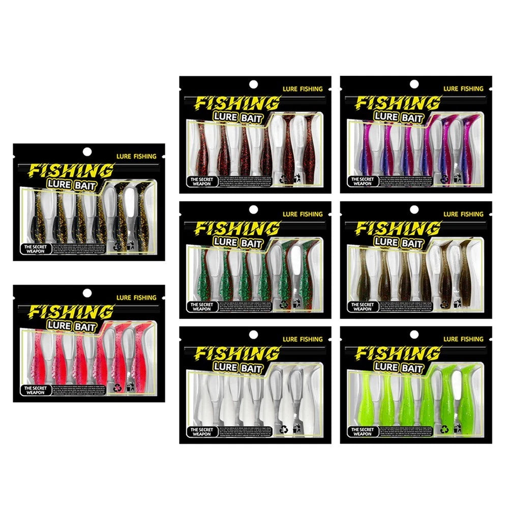 6X Soft Fish Bait T-Tail 14cm 30g for Blackwater Environments