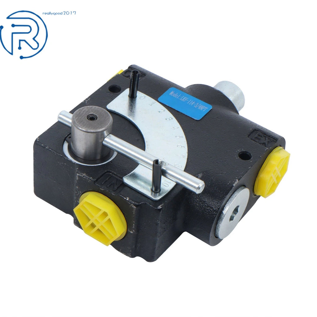 Hydraulic Adjustable Variable Flow Control Valve 0-30 GPM 3/4” NPT