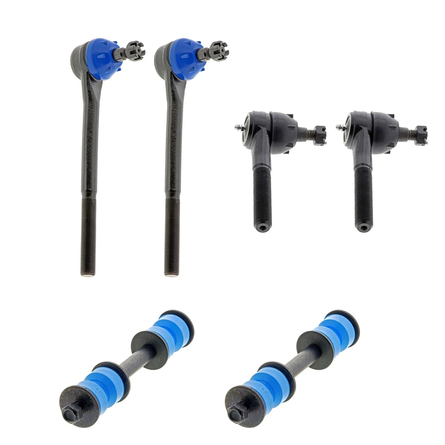 Mevotech Inner Outer Tie Rod End & Sway Bar Link Kit for Camaro Firebird