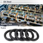 Set of 5 Oil Seal Rotary Shaft Seal Nitrile Rubber 44x60x7mm