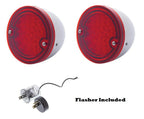 Stainless LED Tail Light Assemblies for 1960–1966 Chevy Stepside Pickup Truck