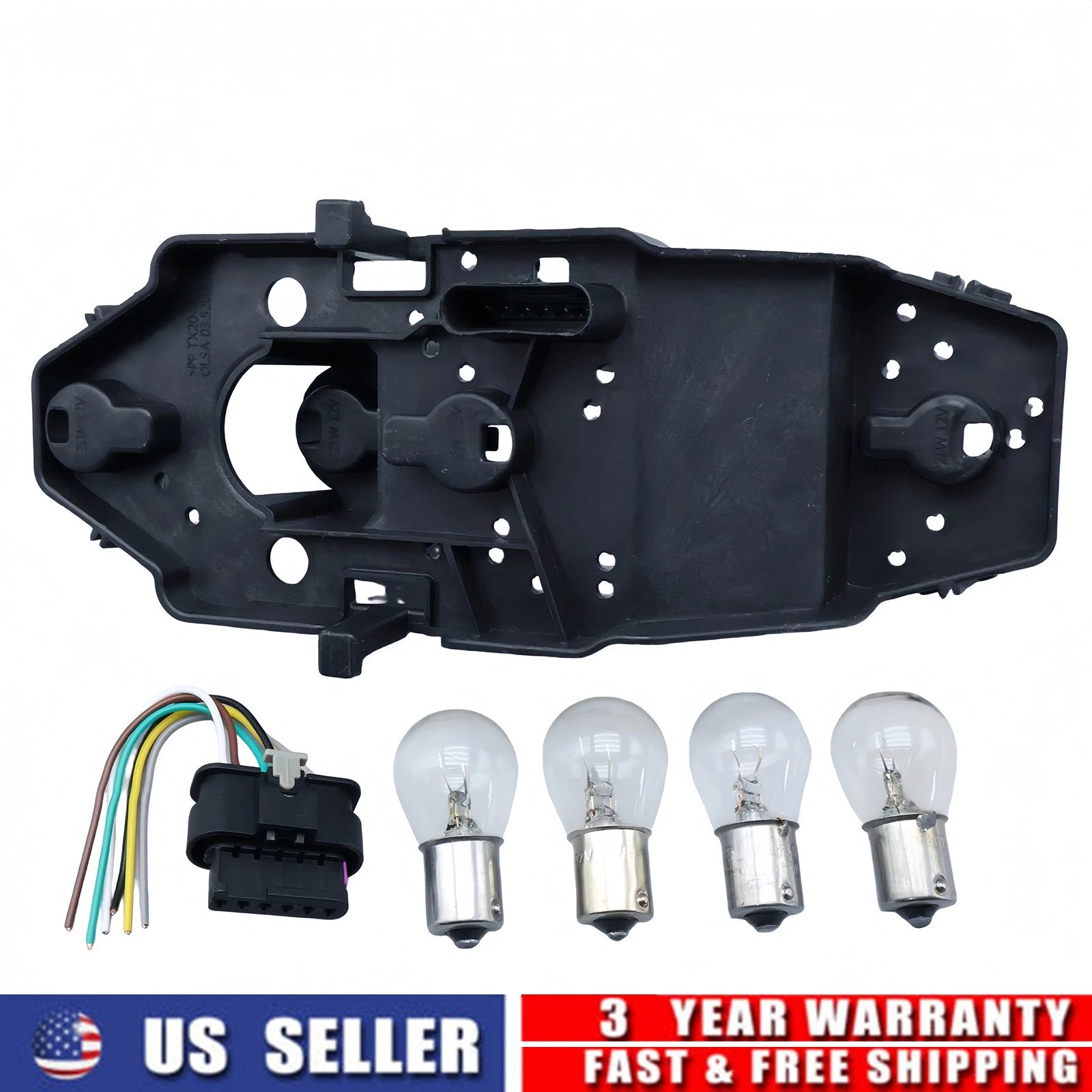 Bulb Holder Socket Tail Light Wire Harness for Mini Cooper F55 F56 F57 (2014–2022)