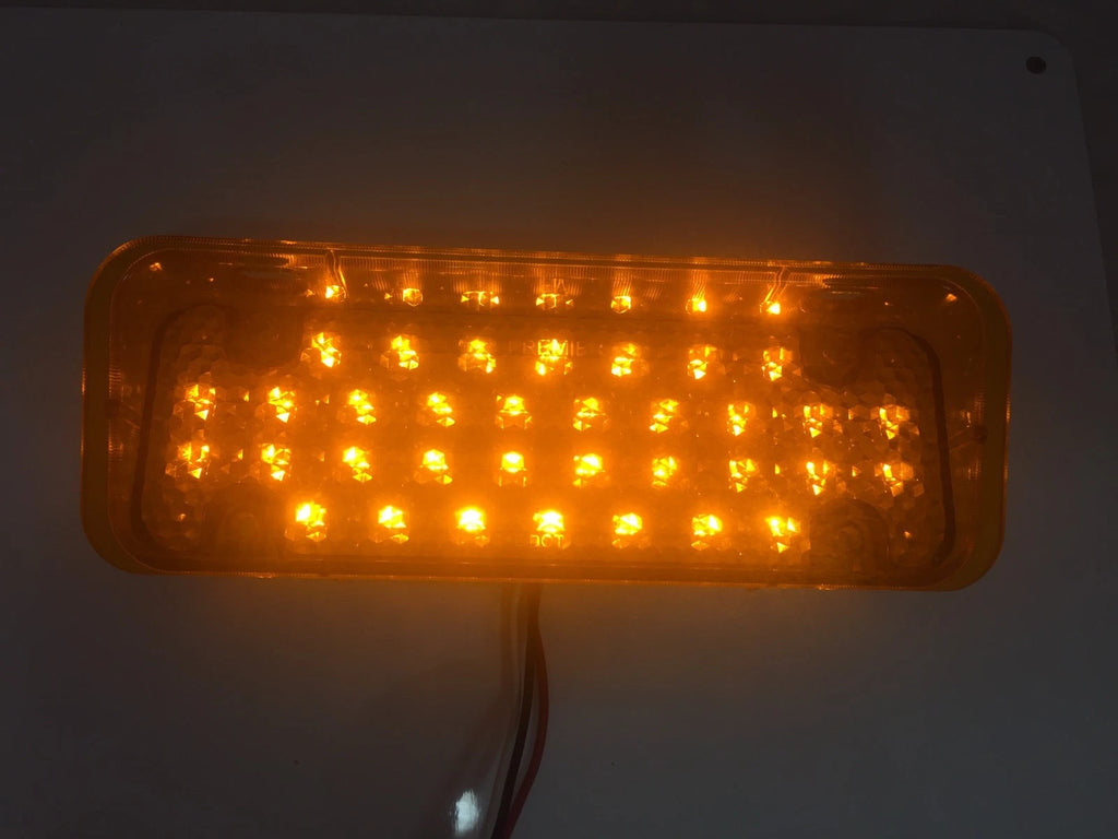 LED Amber Turn Signal Parking Lights Pair for 1971–1972 Chevrolet Pickup