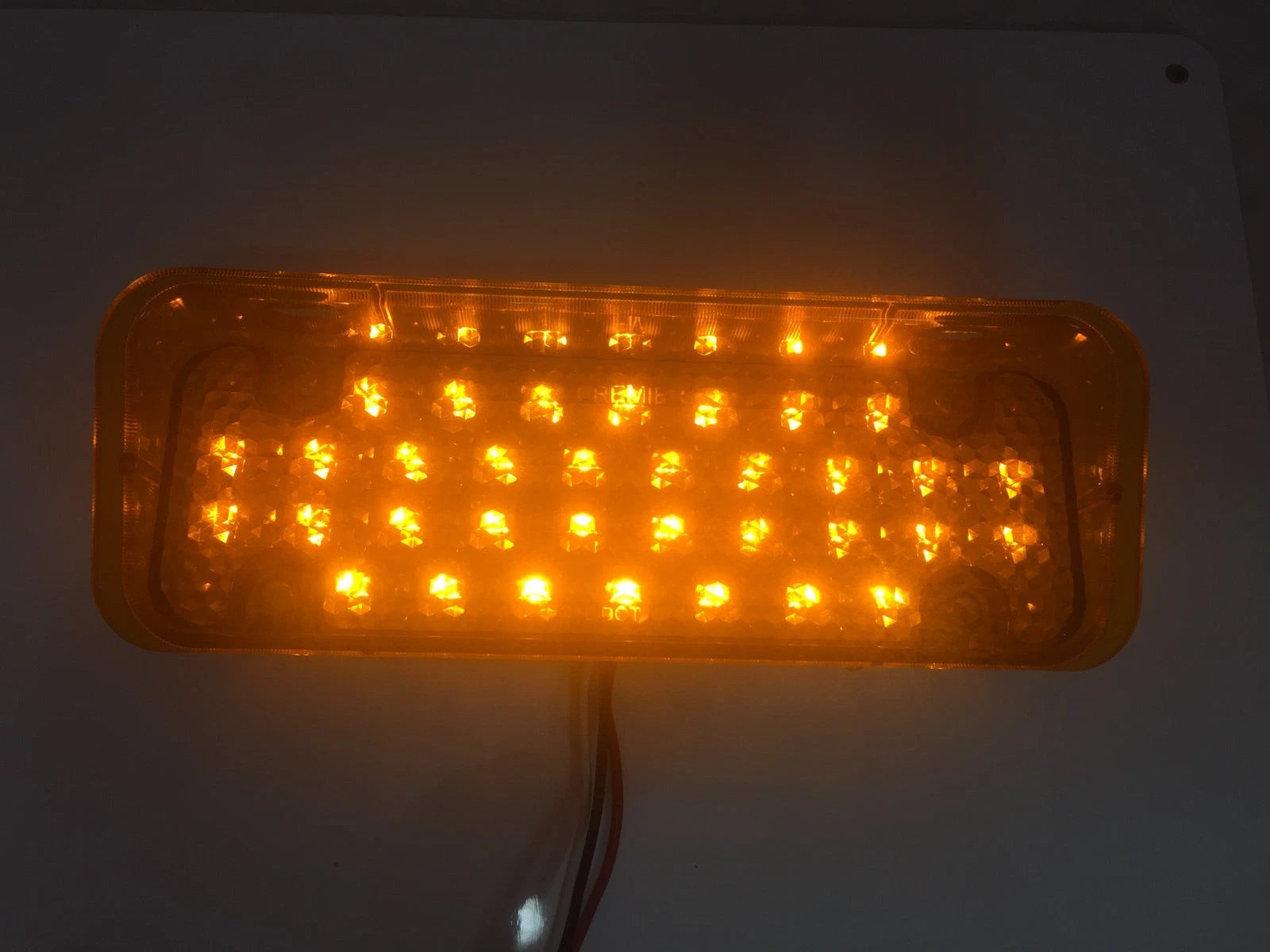 LED Amber Turn Signal Parking Lights Pair for 1971–1972 Chevrolet Pickup