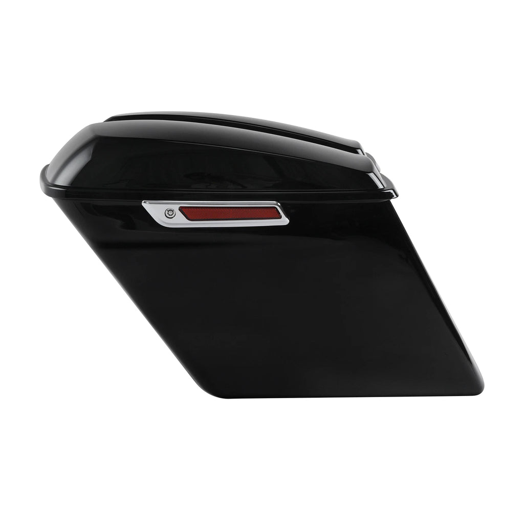 5" Extended Stretched Saddle Bags w/ Latch Key for Harley Touring (2014–2024)