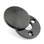 Black Motorcycle Fork Lock Cover for Harley Road King (1994-2023)