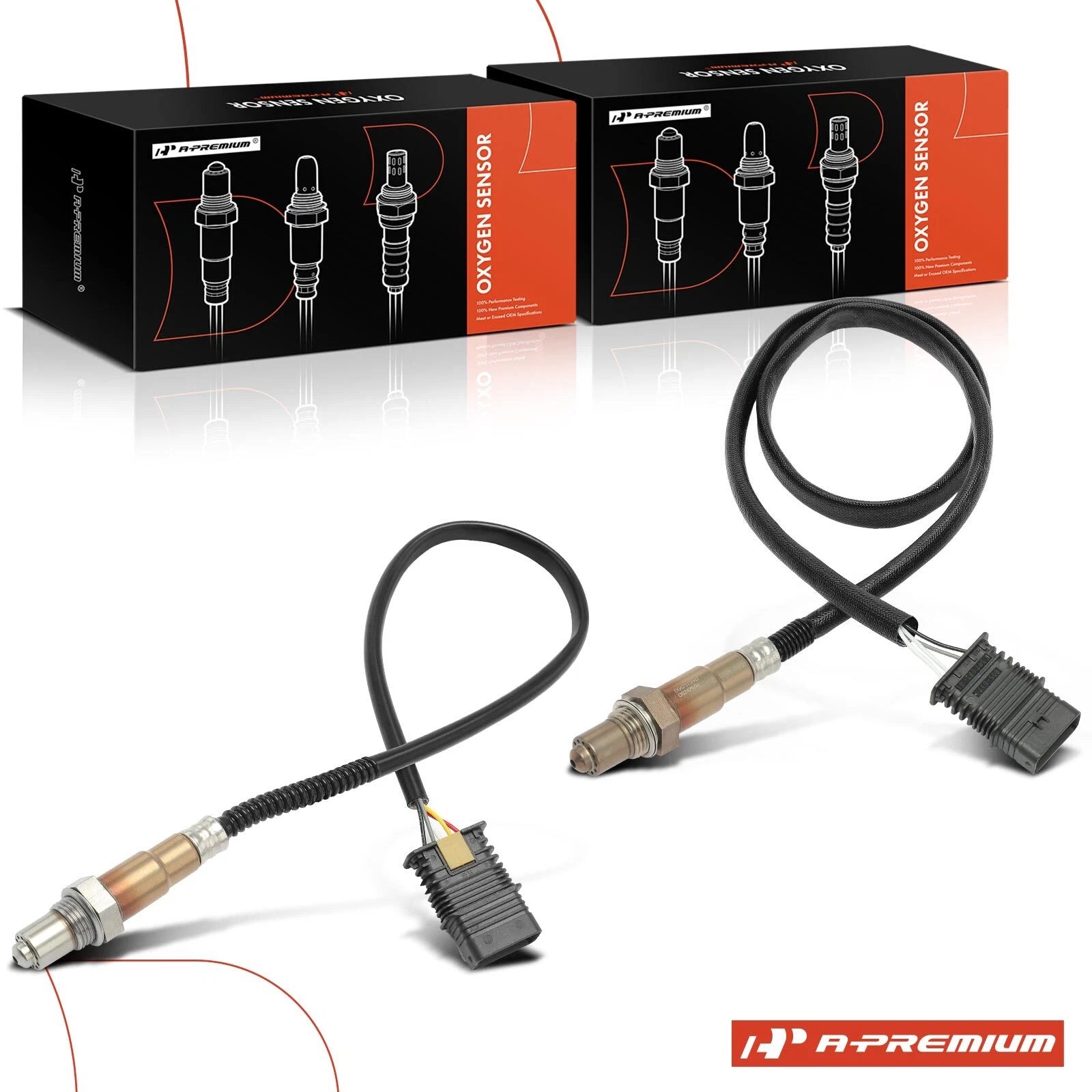 2X O2 Oxygen Sensors for BMW X5 535i 535i GT (2007–2013)