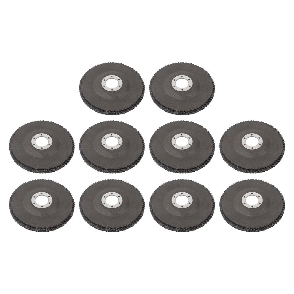 Set of 10 T27 60 Grit Zirconia Flap Discs for Grinding Wheels 4.5”