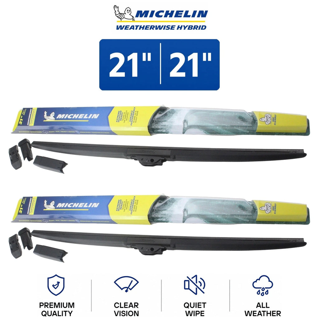 Set of 2 Wiper Blades for Mercedes 560SEC (1986–1991) - 21"/21"