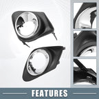 Set of 2 Fog Light Grille Covers for Toyota (81482-02200, 81481-02210)