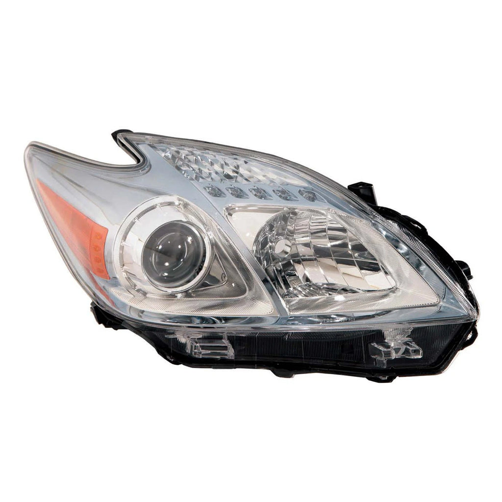 Passenger Side Halogen Head Light Lens/Housing for 2010-2011 Toyota Prius