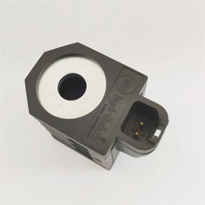 Solenoid Valve Coil for Hyundai R60 80 150 225-7-9 Excavator (Hole 13, Height 52)