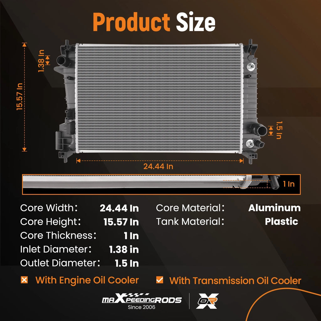 Aluminum Radiator for Chevrolet Sonic (2012-2020)