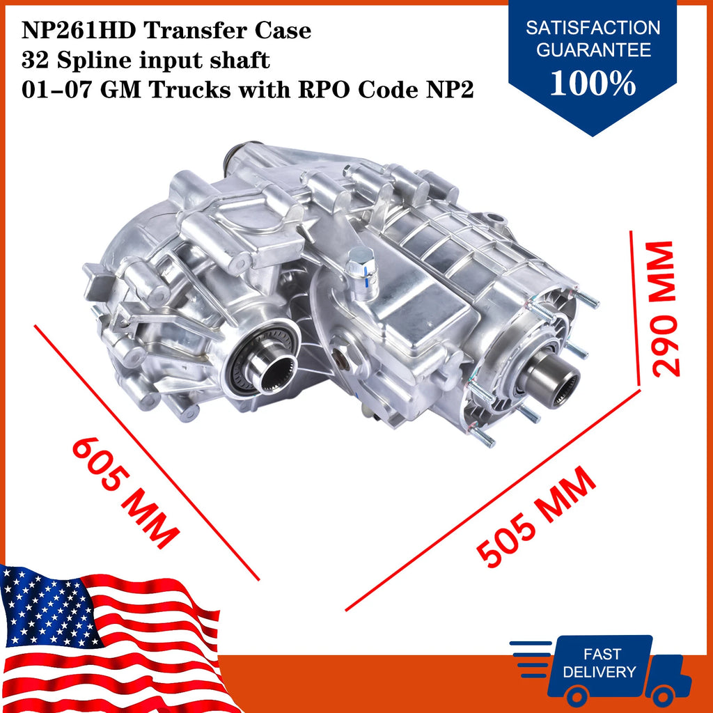 Transfer Case for Chevy Silverado GMC Sierra (2001–2007)