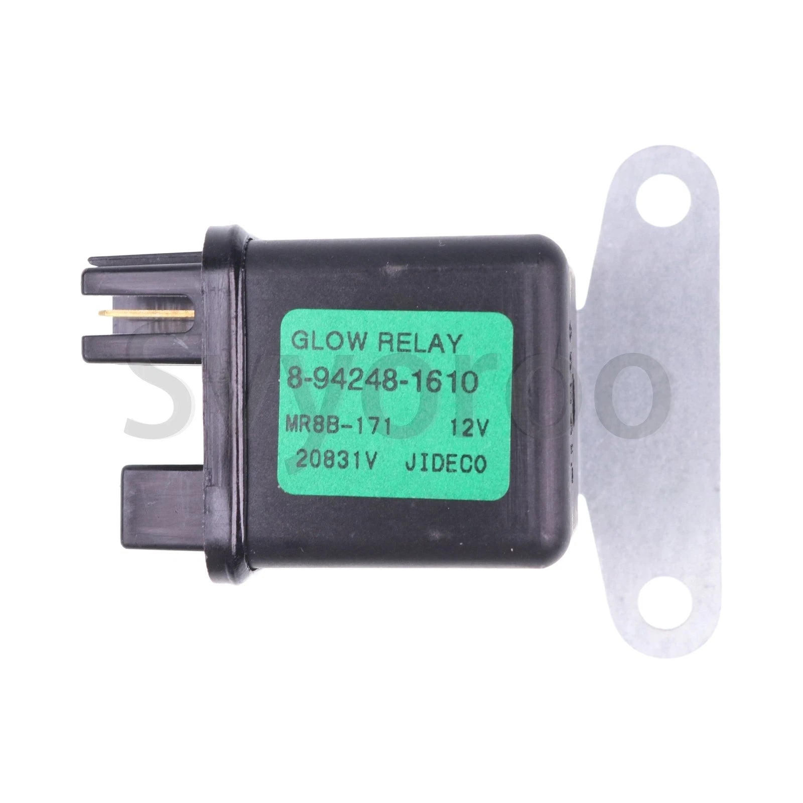 12V Glow Plug Relay 8-94248-1610 for Isuzu Hitachi ZAXIS27U ZAXIS50U (–)