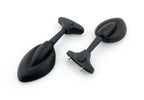 Universal Moto Mirrors for Honda Kawasaki Suzuki Yamaha Ducati (All Years) - Black