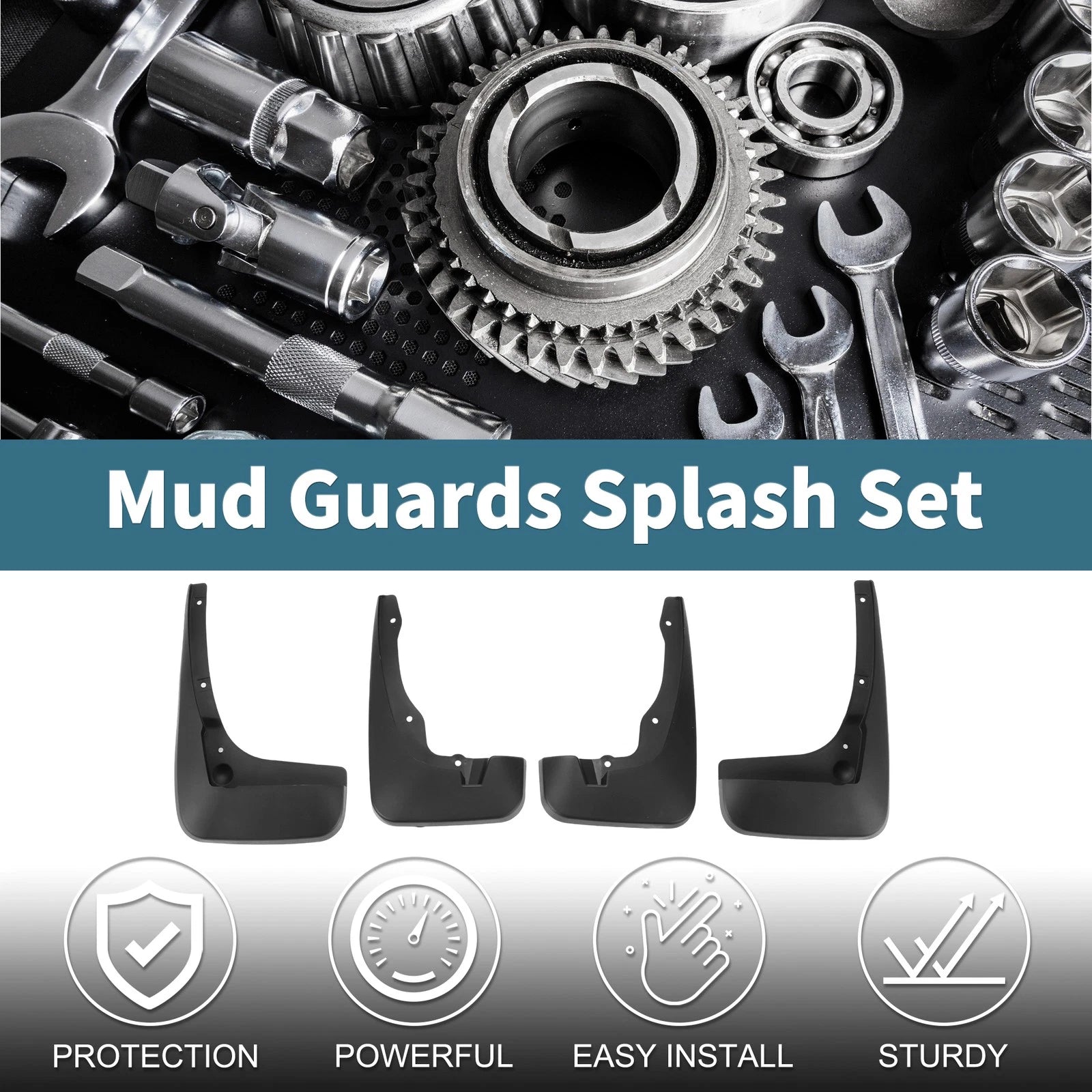 Mud Flaps Splash Guards for Toyota Prius XW20 (2004–2009)