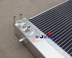 Aluminum Radiator + Blue Hose for Holden VT VX VU HSV Commodore V8 LS1 (1997-2007)