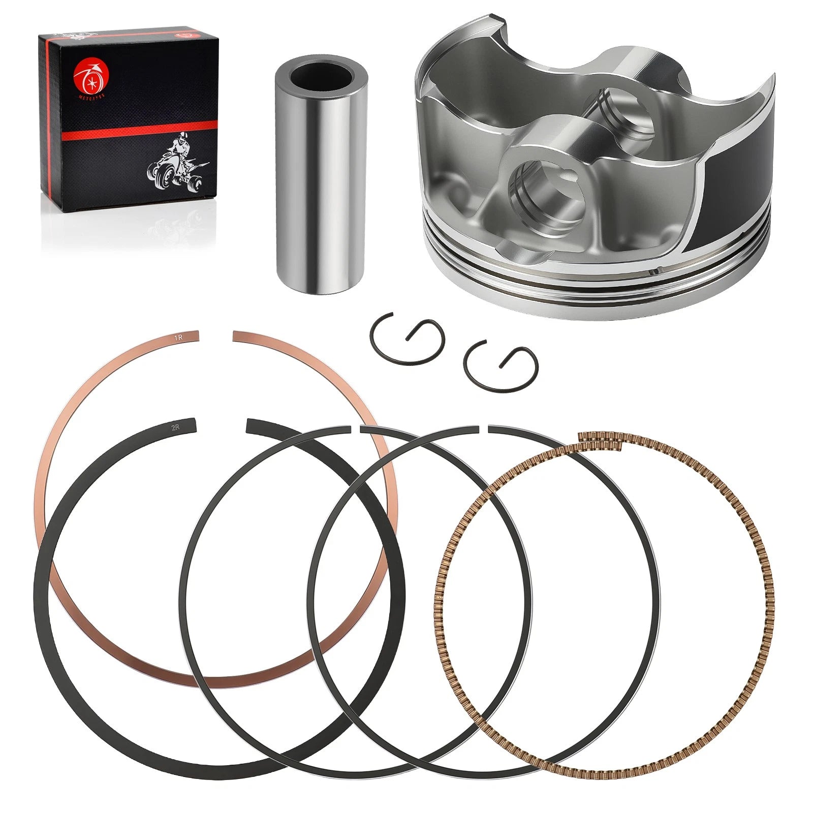 102mm STD Forged Piston + Rings for Yamaha Rhino 700 YXR700F (2008–2012)