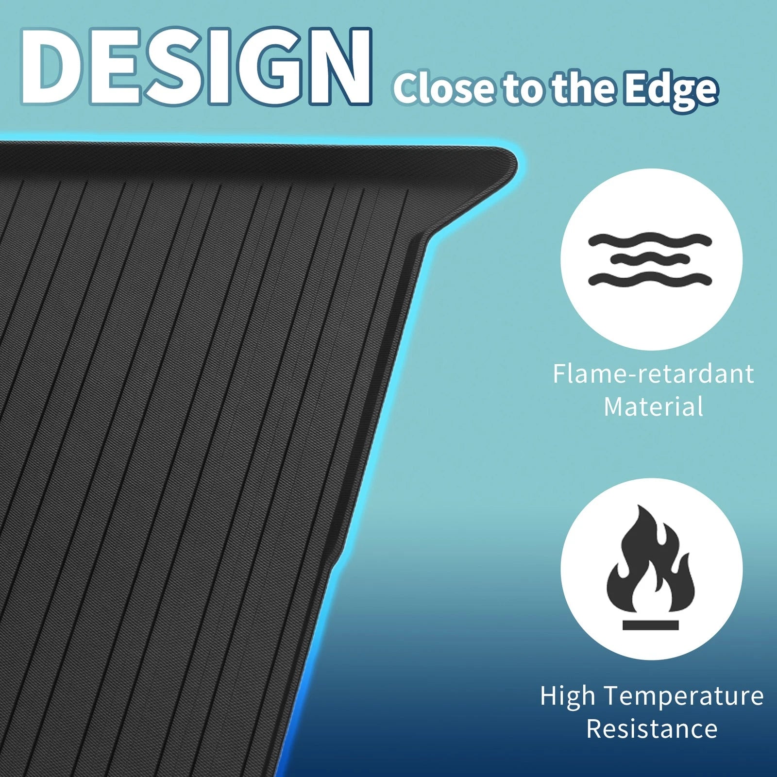 Flat Face Cargo Liner Rear Trunk Mat for Honda Passport (2019–2022) TPE