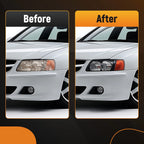 Pair Headlight Lens Cover for Mercedes-Benz W210 (1996–2002) A2108205061