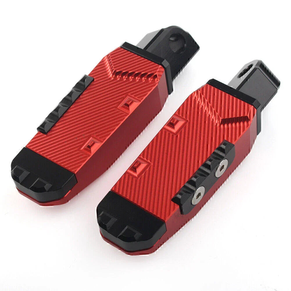 Red Rear Footrests Pegs for Suzuki GSXR600/750/1300 Hayabusa (2001-2023)