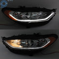 Pair of Halogen Projector Headlights w/LED DRL for Ford Fusion (2017–2019)
