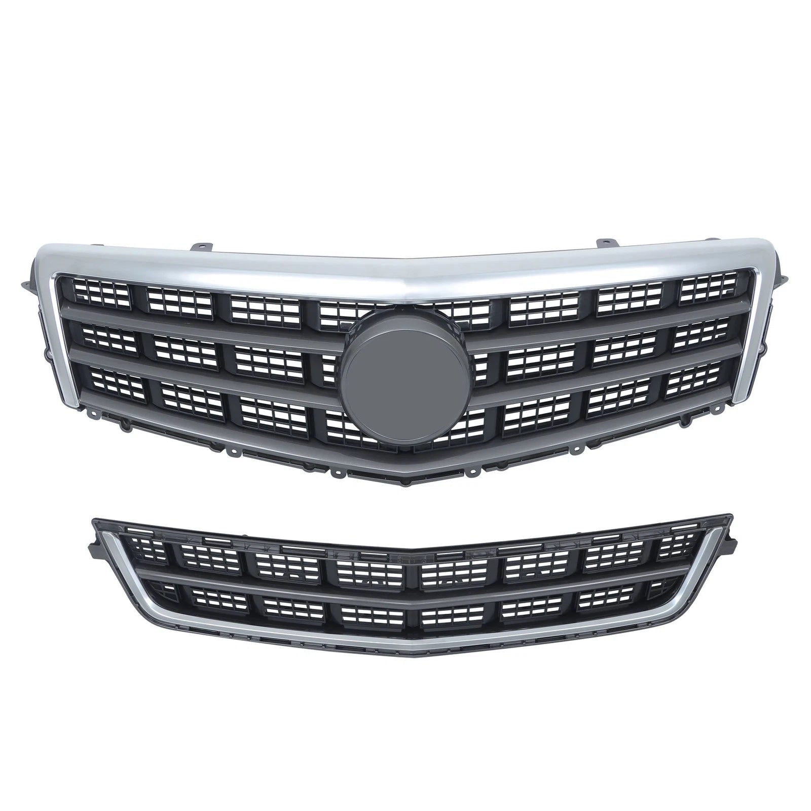 Set of 2 Grilles for Cadillac ATS (2013–2014) Chrome