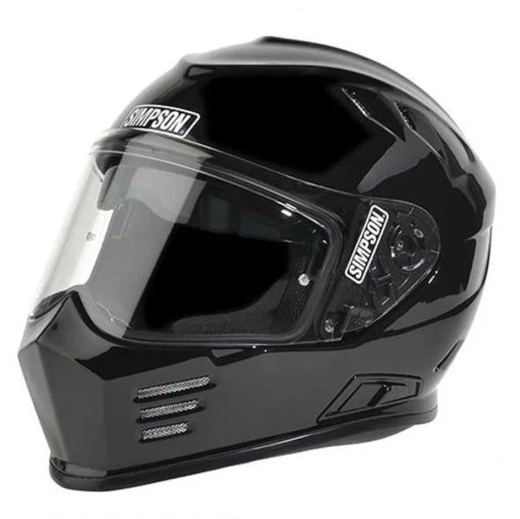 Simpson Ghost Bandit Helmet GDBM2 for Motorcycle (Adult Medium) - Clear Visor