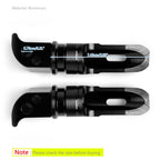 MT10 Black CNC Rear Pegs for Yamaha MT07, FZ10, FZ07, MT09, FZ09 (2014–2023)