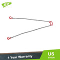 2X 5/16" × 5' Chain Sling for Lifting with Grab Hooks (6600 lbs)