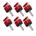 6X Aluminum Quick Removal Fastener Thumb Screw for Jeep Wrangler JK JL (2007–2023)