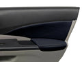Front Armrest Door Panel Cover for Honda CR-V (2012–2016) Black PVC Leather