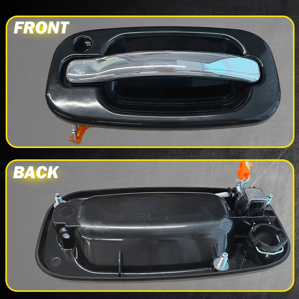 Set of 4 Outer Exterior Door Handles for Chevy Silverado Tahoe (1999–2006)