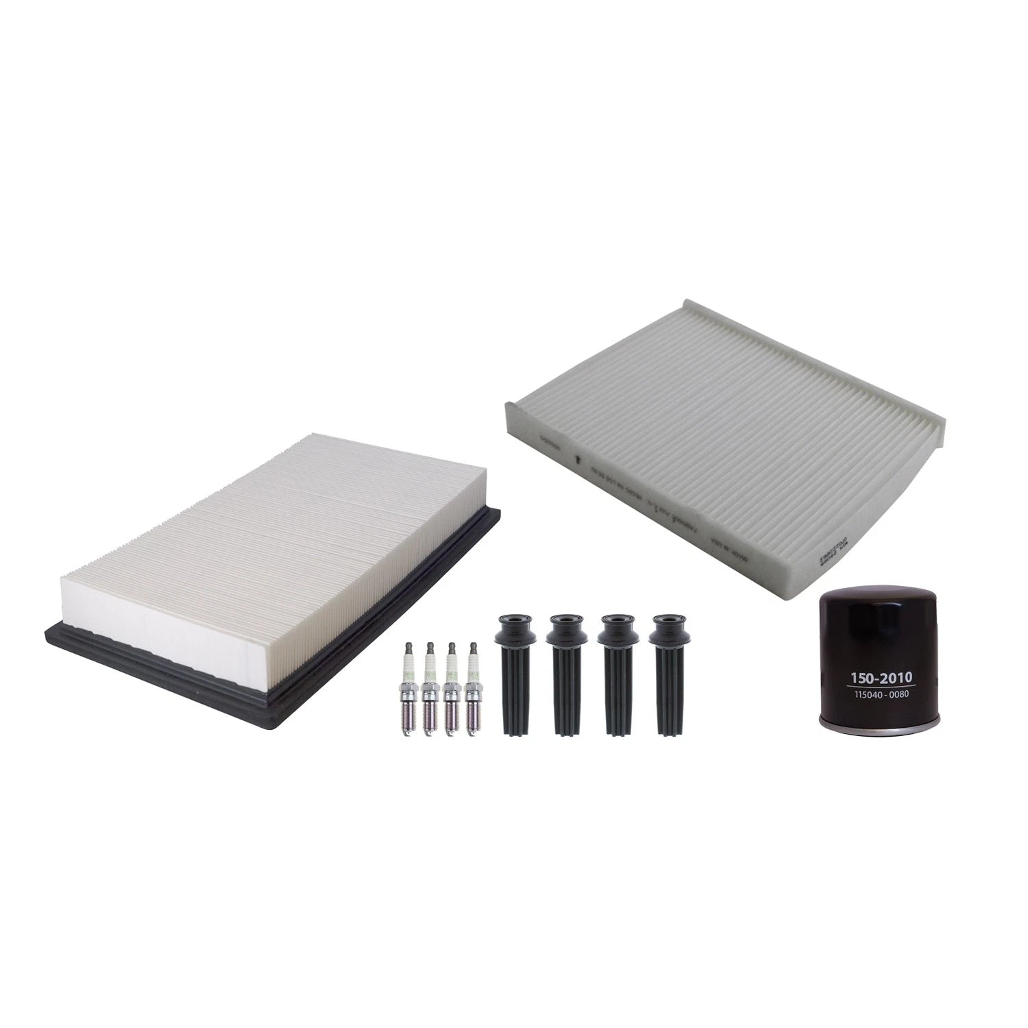 Tune Up Kit with 4 NGK Spark Plugs & Boots for Ford Explorer MKT Taurus (2010–2019)