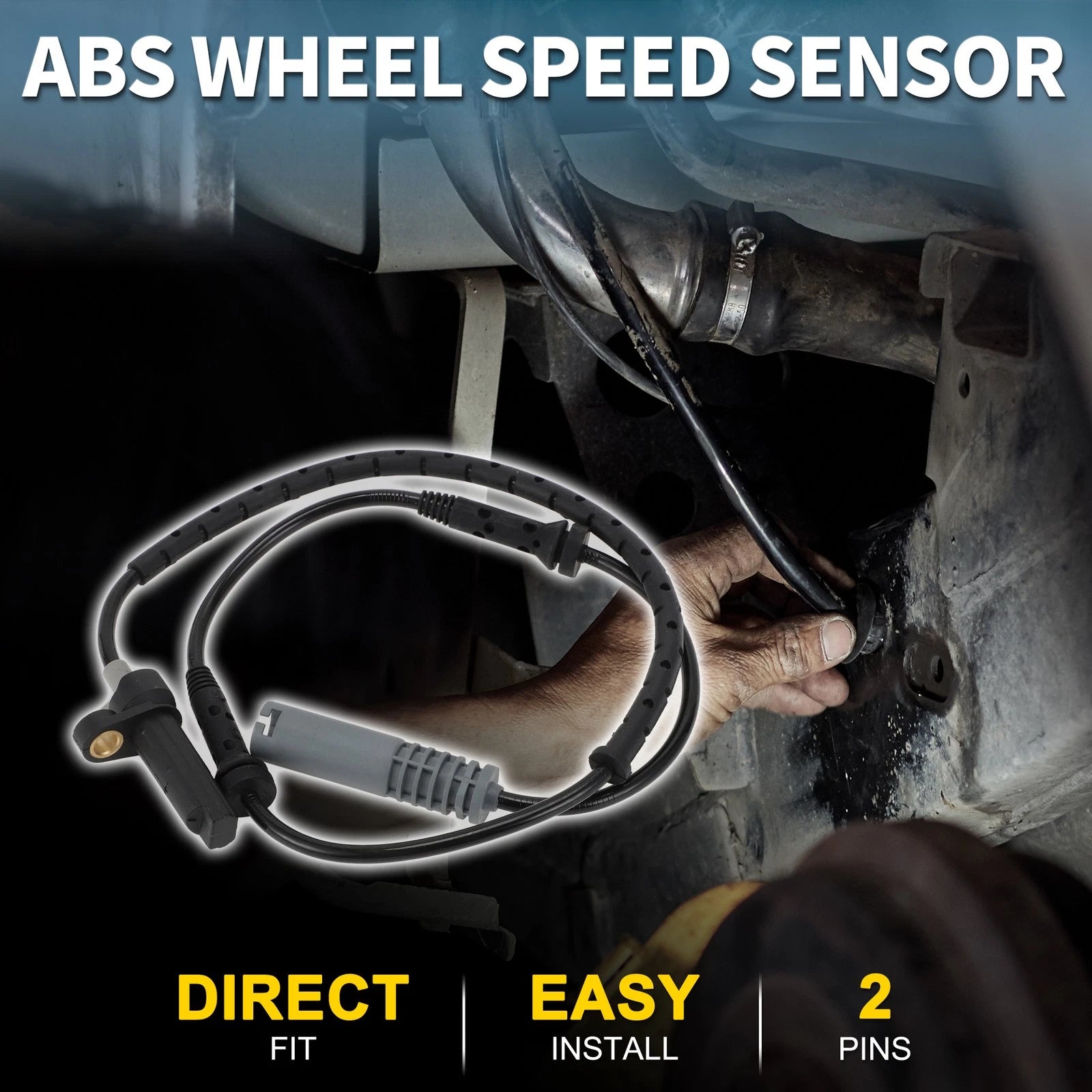 ABS Wheel Speed Sensor for BMW 528i (1997–1999) No. 34521182160