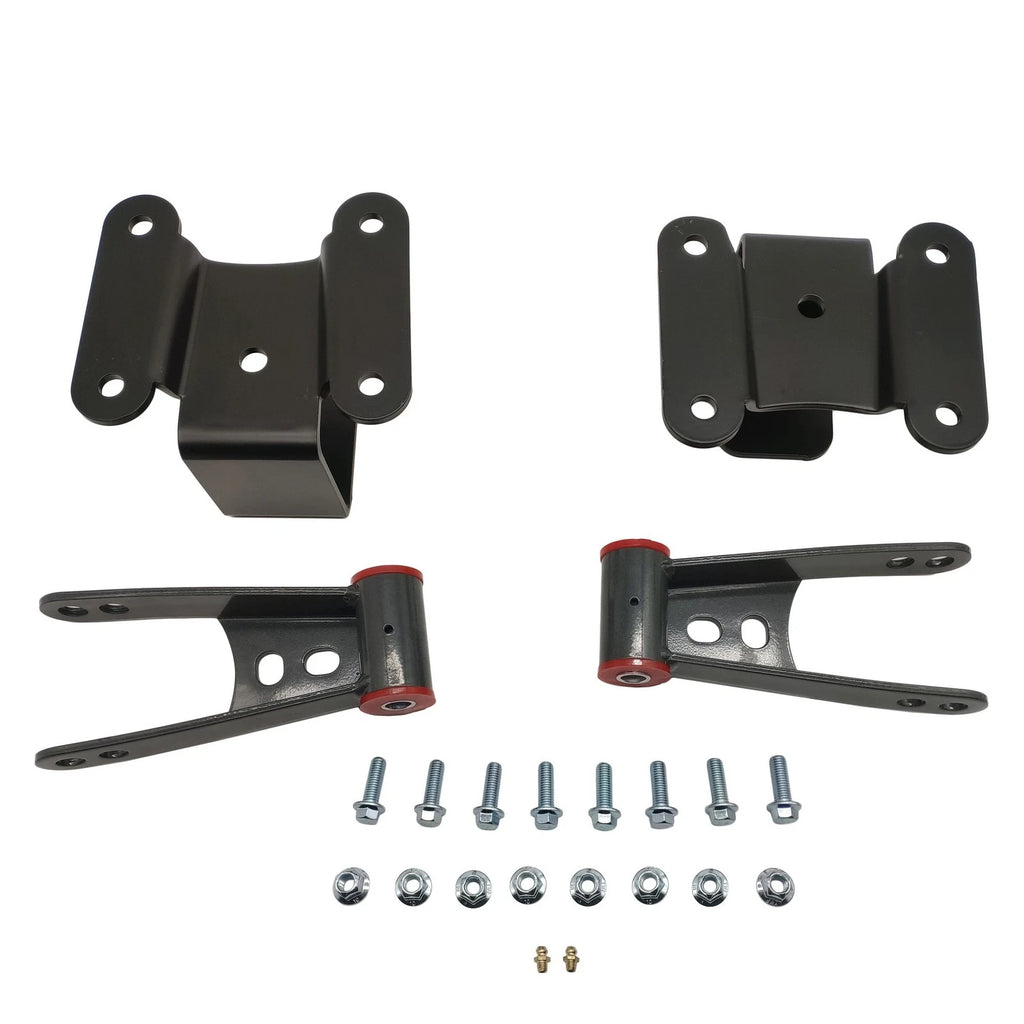 2"–4" Drop Shackles & Leaf Springs for Dodge Ram 2500 3500 (1994–2002)