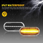 LED Front Fender Side Marker Lights for VW MK4 Golf Jetta R32 Passat B5 (2000–2004)