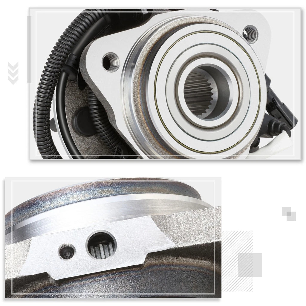 Front Wheel Hub Bearing Kit with ABS Sensor for Explorer Ranger/B3000 B4000 (1998–2004)