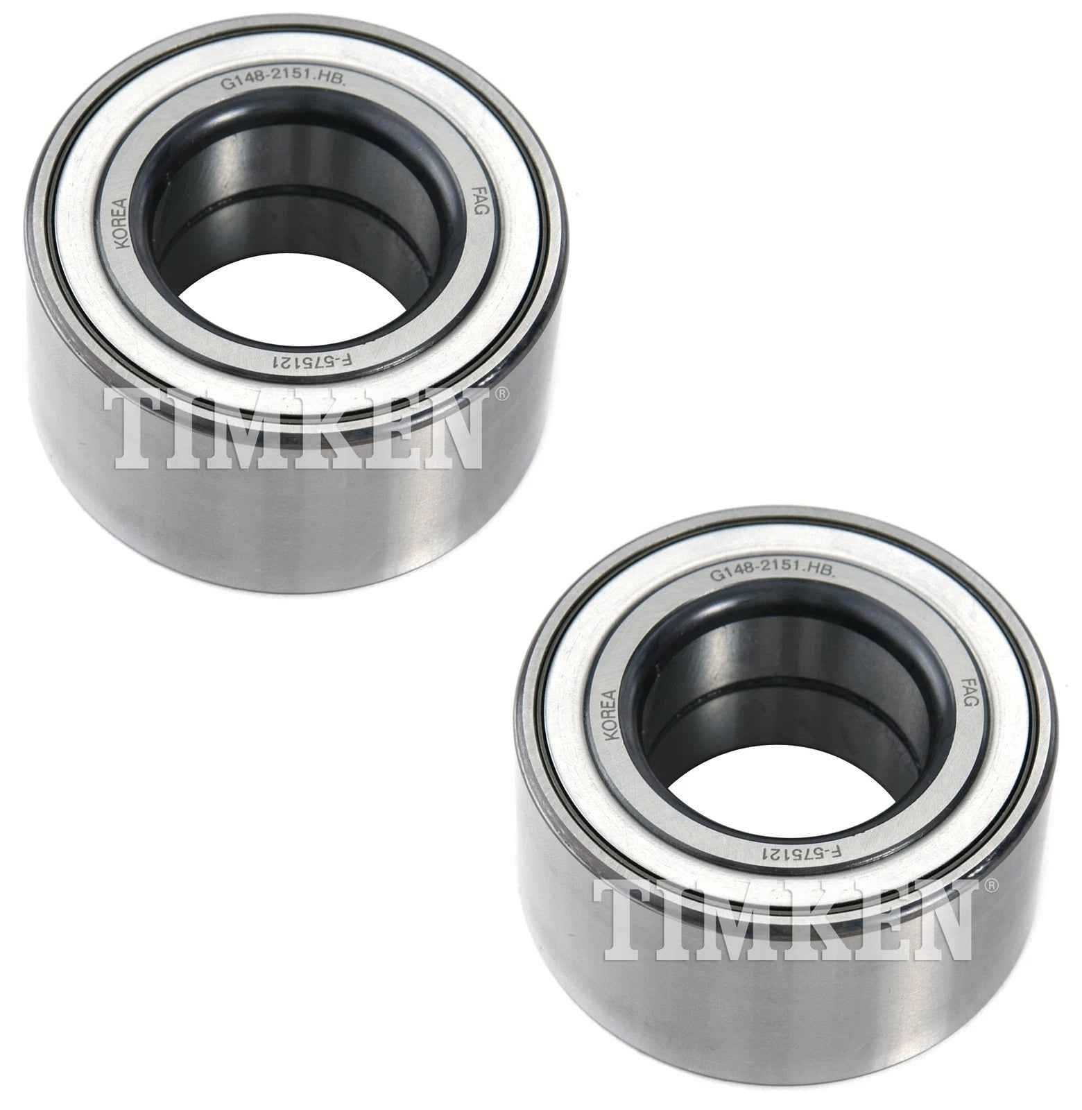 2X Front Timken Wheel Bearings for Kia Rio (2012–2017) FWD