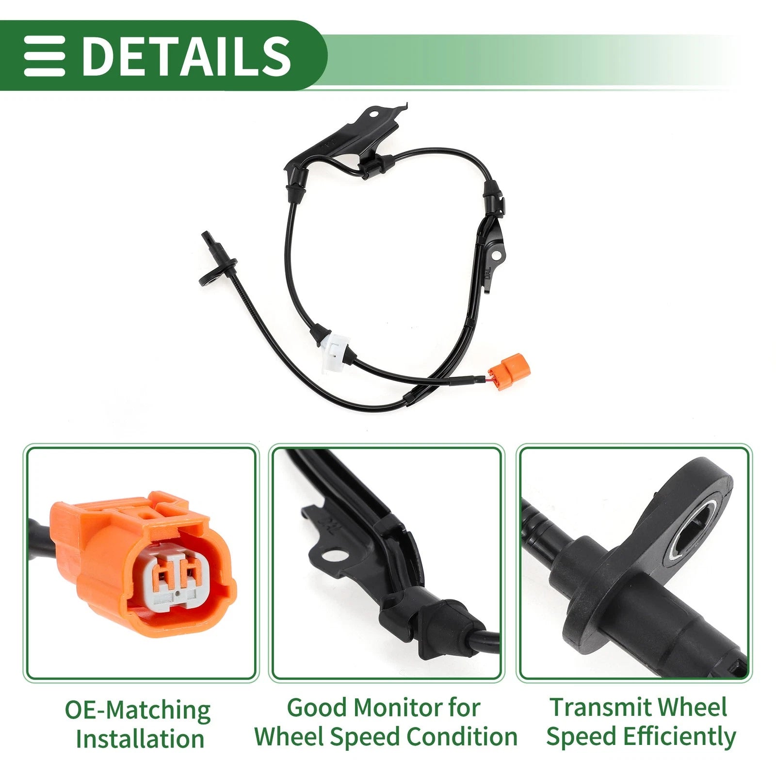 ABS Wheel Speed Sensor for Honda Accord (2006–2007) ABS No. 57455SDAA11