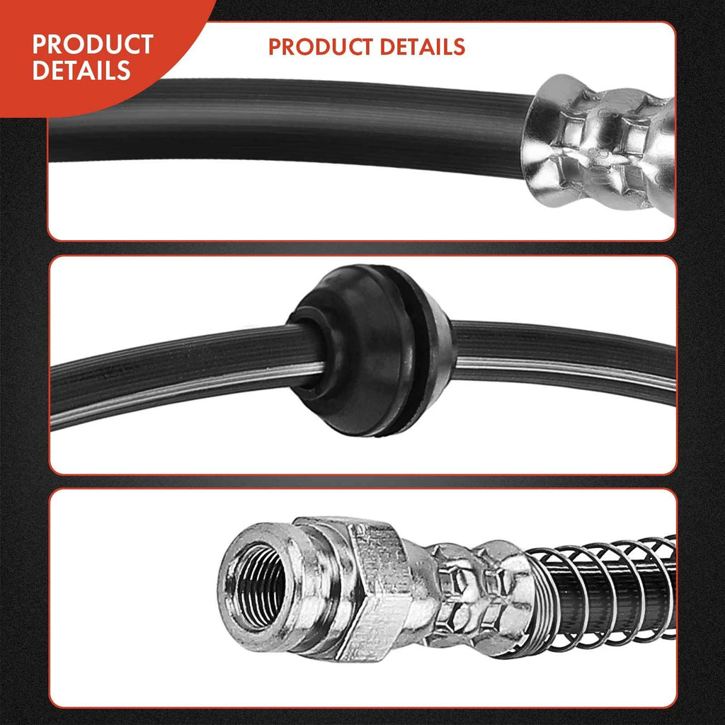 2X Front Brake Hydraulic Hose for Kia Sedona (2002–2005)